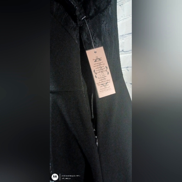 Short Sleeve Woven Lace Yoke Shift Dress Nanette Leopore Black - Picture 11 of 16